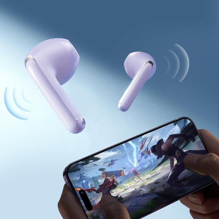 Joyroom - Joyroom Funpods TWS Bluetooth 5.3 Trådlösa Hörlurar - Lila
