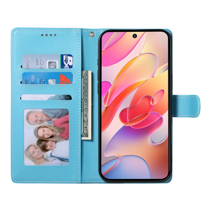 A-One Brand - Galaxy A17/A26 Plånboksfodral Litchi Läder Magnetic
