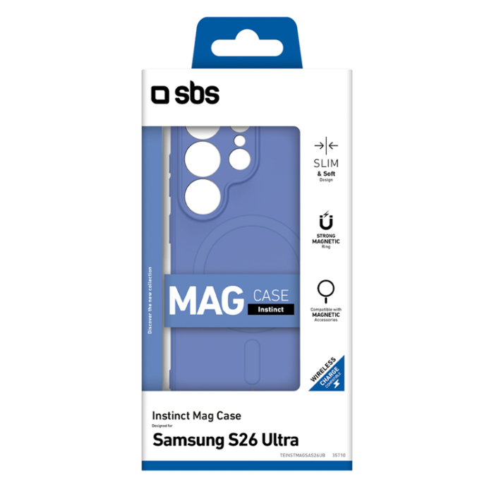 SBS - SBS Mobilskal För Galaxy S26 Ultra MagSafe Instinct Mag - Blå
