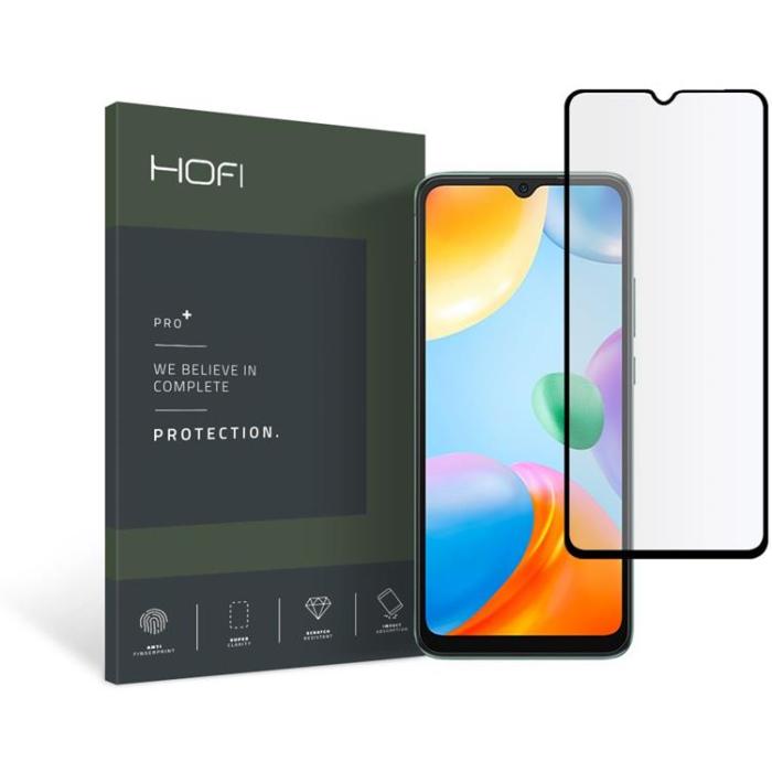 UTGATT - Hofi Pro Plus Härdat Glas Skärmskydd Xiaomi Redmi 10C - Svart