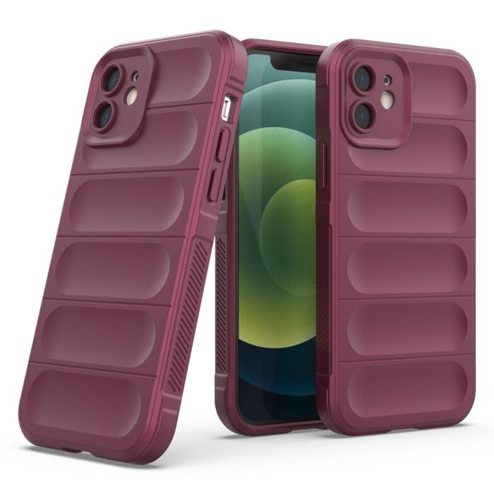 OEM - iPhone 11 Skal Shockproof Rugged TPU - Vinröd