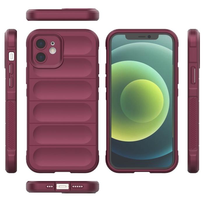 OEM - iPhone 11 Skal Shockproof Rugged TPU - Vinröd