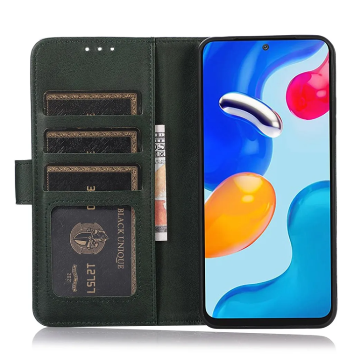 Taltech - Sony Xperia 10 VI Plånboksfodral Magnetlås - Grön