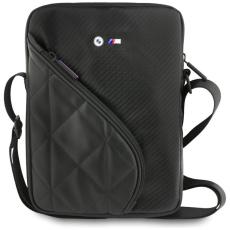 BMW - BMW Tablet Väska 10" Crossbody Nylon Pockets & Metal Logo BMTB10PCASEPOK - Svart