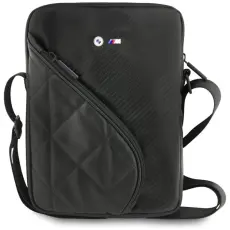 BMW - BMW Tablet V&auml;ska 10" Crossbody Nylon Pockets & Metal Logo BMTB10PCASEPOK - Svart
