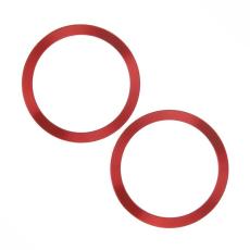A-One Brand - [2-Pack] MagSafe Metallring Magnetisk - Röd