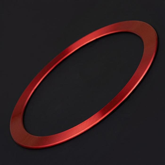 A-One Brand - [2-Pack] MagSafe Metallring Magnetisk - Röd