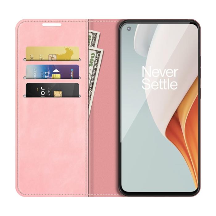 OEM - Flipfodral OnePlus Nord N100 - Rosa