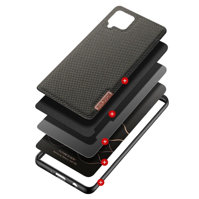 Dux Ducis - Dux Ducis Nylon Fino Mobilskal Samsung Galaxy A42 5G - Grön