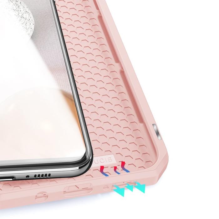 Dux Ducis - Dux Ducis Skin X Plånboksfodral Samsung Galaxy A42 5G - Rosa