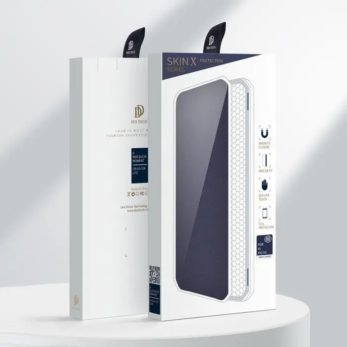 Dux Ducis - Dux Ducis Skin X Plånboksfodral Samsung Galaxy A42 5G - Blå