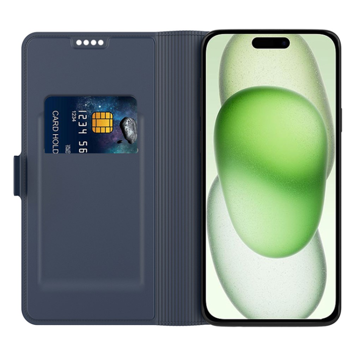 A-One Brand - iPhone 16 Pro Plånboksfodral Shockproof - Blå