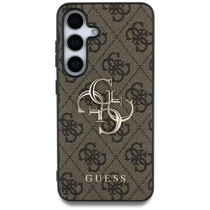 Guess - Guess Galaxy S25 Plus Mobilskal Big 4G Logo Classic - Brun