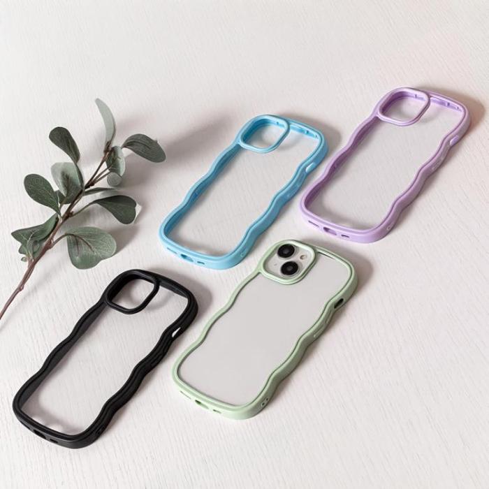 OEM - iPhone X/XS Mobilskal Wave - Blå