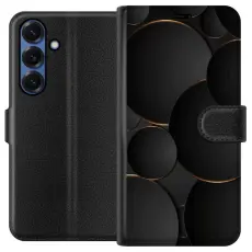 Gustaf - Pl&aring;nboksfodral till Samsung Galaxy S25+ med Lyxig Cirklar