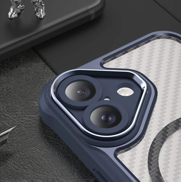 OEM - iPhone 16 Mobilskal MagSafe Silikon Leading - Blå