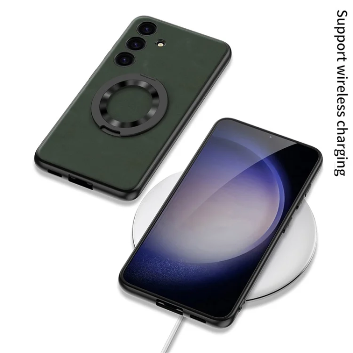 GKK - GKK Galaxy S24 Ultra Mobilskal Magsafe Ringhållare Kickstand