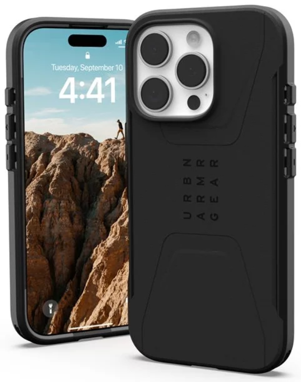 UAG iPhone 16 Pro Mobilskal MagSafe Civilian - Svart | 2353 | AlltMobil