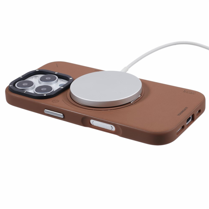 A-One Brand - Youngkit iPhone 16 Pro Max Mobilskal Magafe Rotating Kickstand