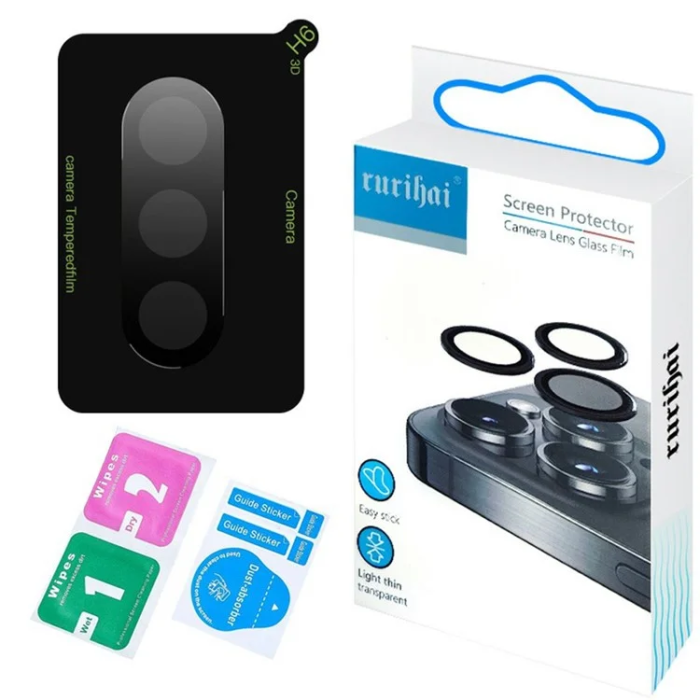 RURIHAI - Rurihai Galaxy Z Fold 7 Plastfilm Kameralinsskydd - Svart