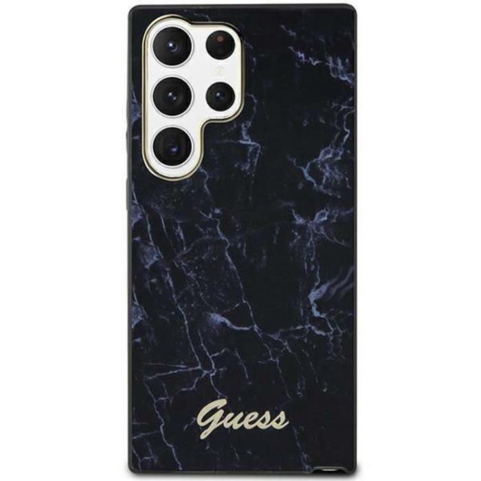 Guess - Guess Galaxy S23 Ultra Mobilskal Marble - Svart