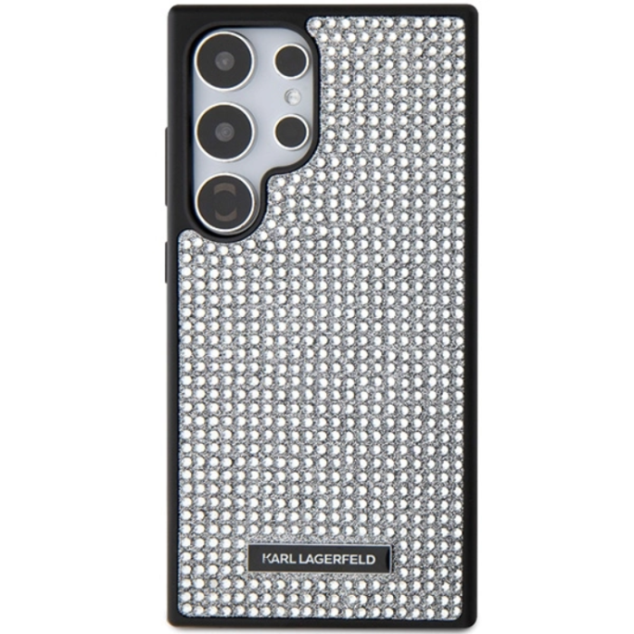 KARL LAGERFELD - KARL LAGERFELD Mobilskal till Galaxy S24 Ultra Rhinestone Logo