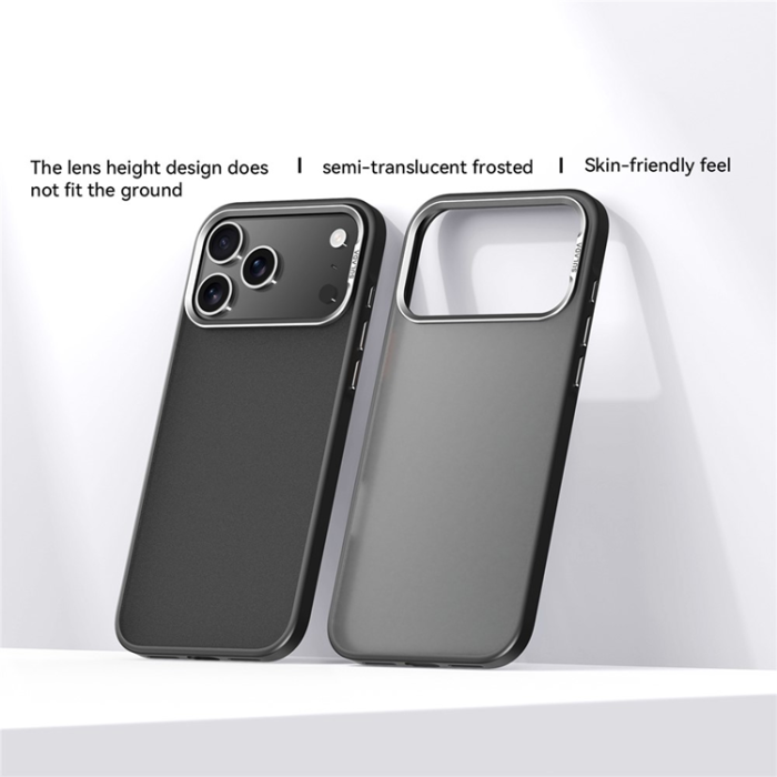 SULADA - SULADA iPhone 17 Pro Mobilskal Shockproof Matte - Titansvart