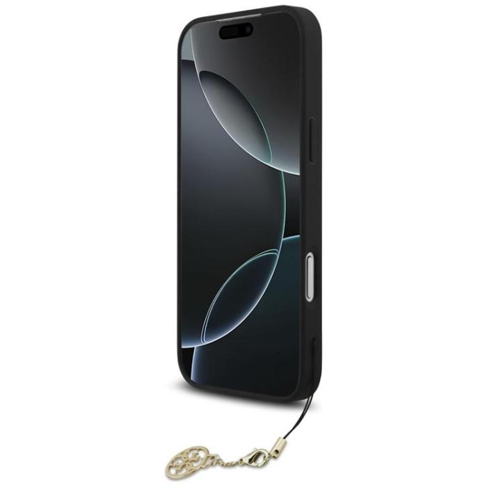 Guess - Guess iPhone 17 Pro Max Mobilskal MagSafe 4G Charms Collection - Svart