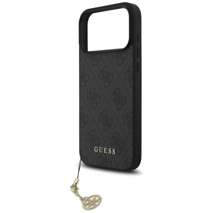 Guess - Guess iPhone 17 Pro Max Mobilskal MagSafe 4G Charms Collection - Svart