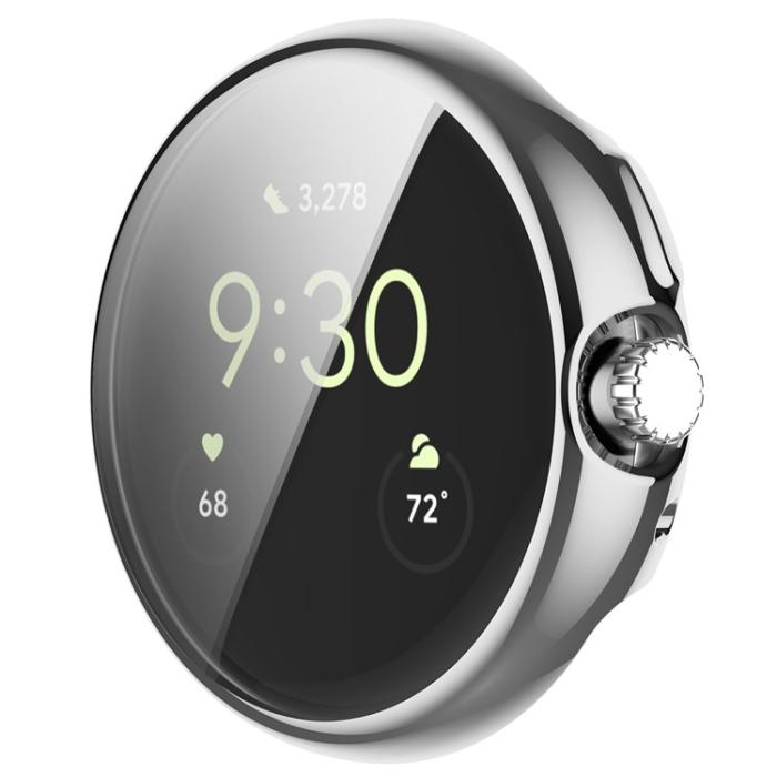 A-One Brand - Google Pixel Watch Skal Electroplating TPU - Silver