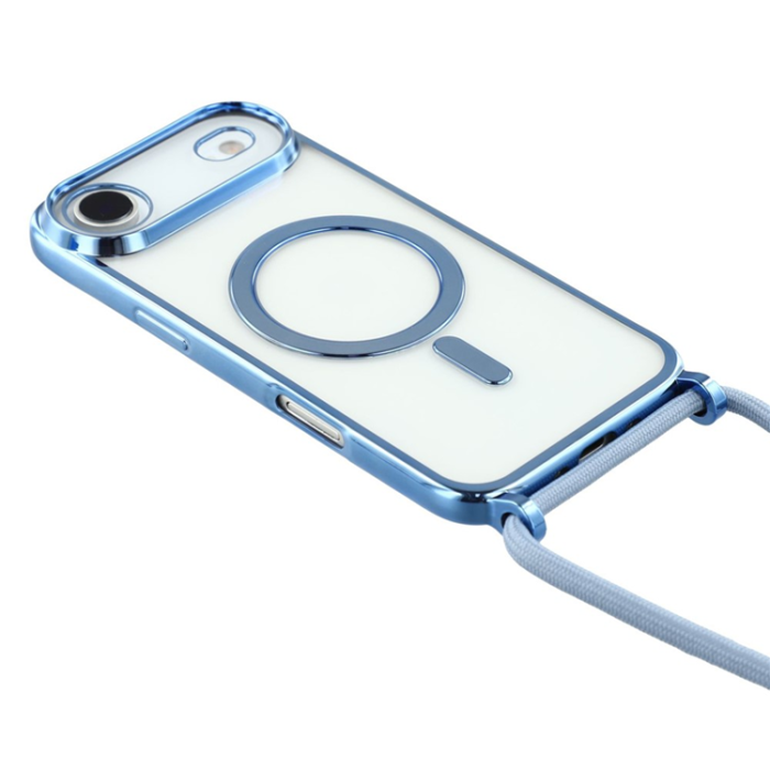 A-One Brand - iPhone Air Mobilskal MagSafe Electroplating Edge TPU - Blå