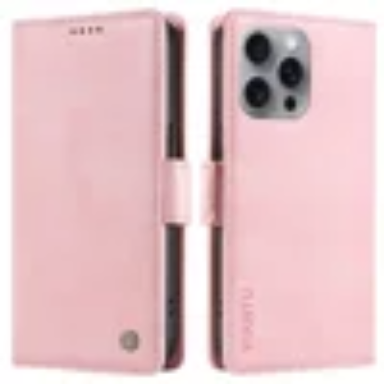 YIKATU iPhone 16 Pro Max Plånboksfodral Litchi Texture - Rosa | 2353 | AlltMobil