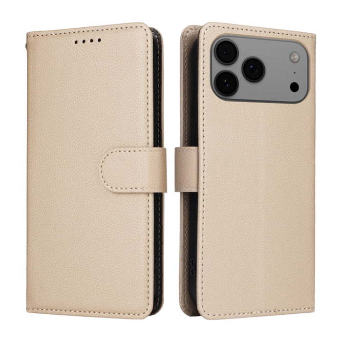 A-One Brand - iPhone 17 Pro Max Plånboksfodral RFID Blocking med Handledsrem