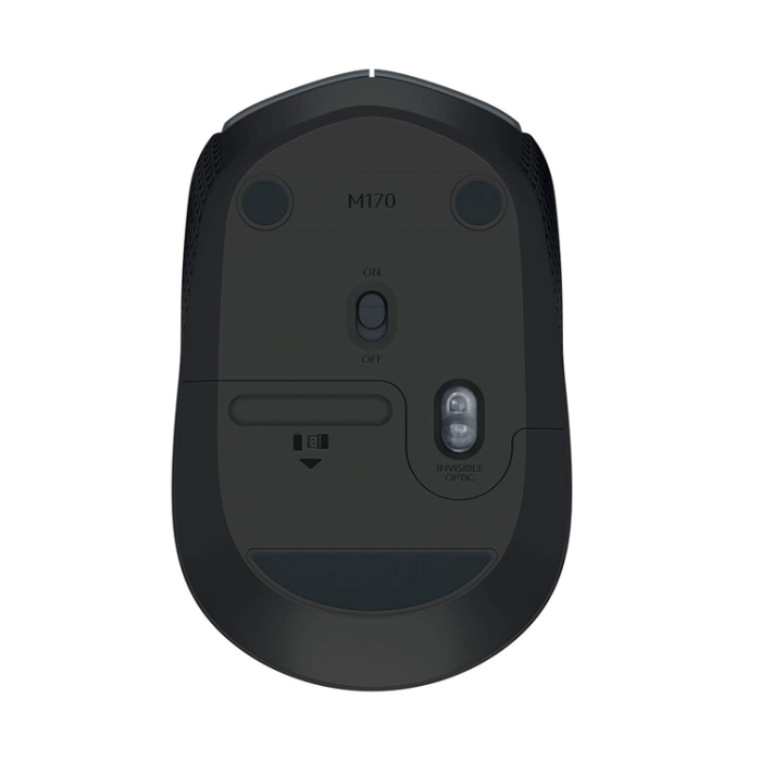 Logitech - Logitech M170 Komfort och Rörlighet Trådlös Mus - Grå