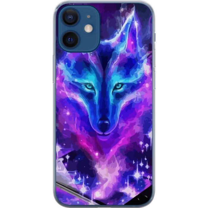 iSecrets - Mobilskal till Apple iPhone 12 mini med Neon Varg