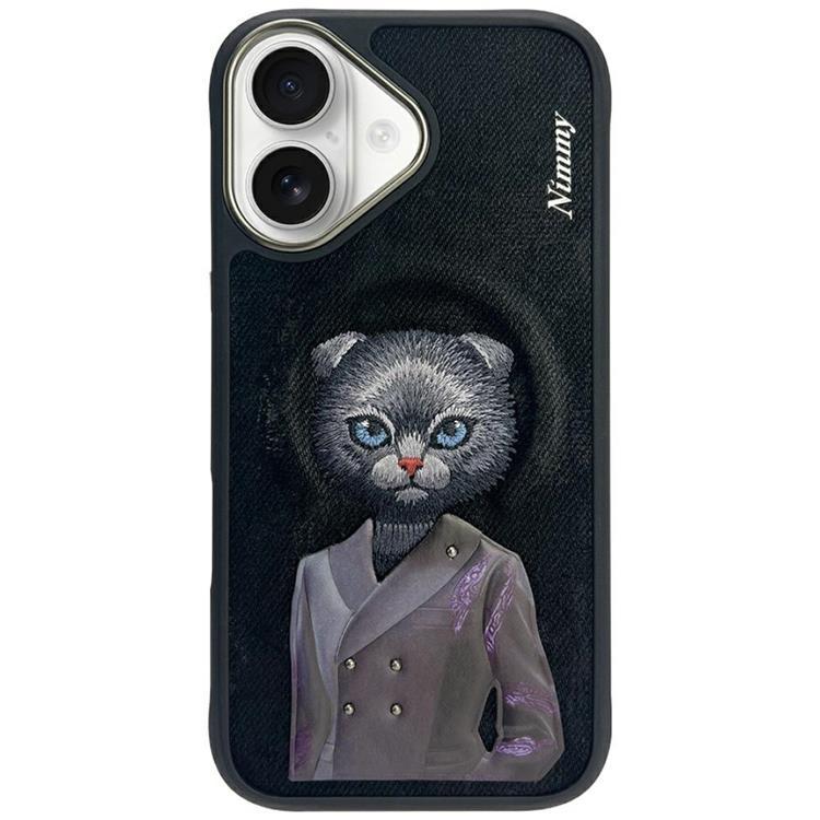 Nimmy iPhone 16 Mobilskal MagSafe Fashion Cute Pet - Svart | 2353 | AlltMobil