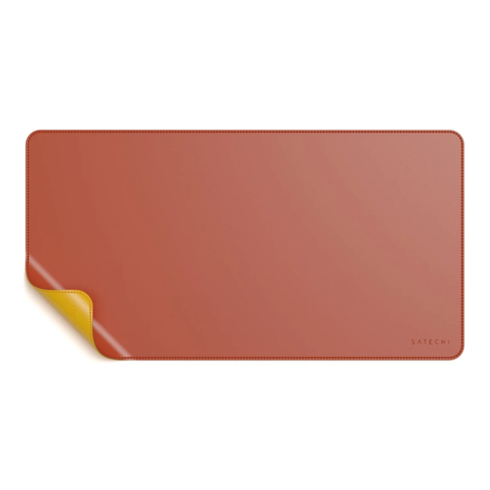 UTGATT1 - Satechi Eco-Leather Deskmate - Dubbelsidig - Gul / Orange
