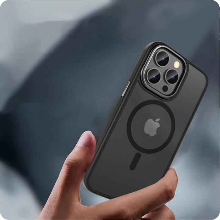 Tech-Protect - Tech-Protect iPhone 15 Pro Max Mobilskal Magsafe Magmat 2 - Svart