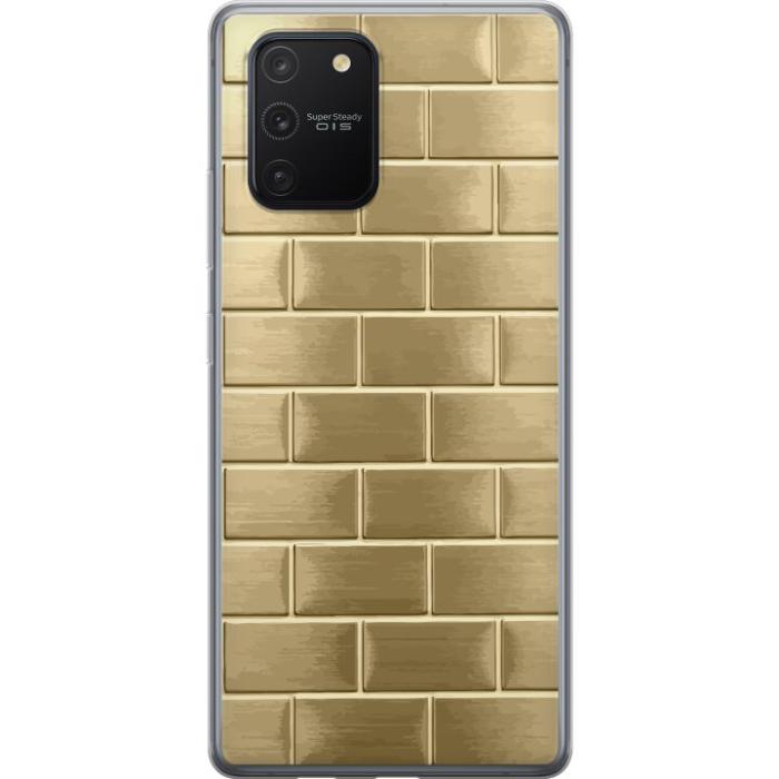 iSecrets - Mobilskal till Samsung Galaxy S10 Lite med Gyllene Murstenar