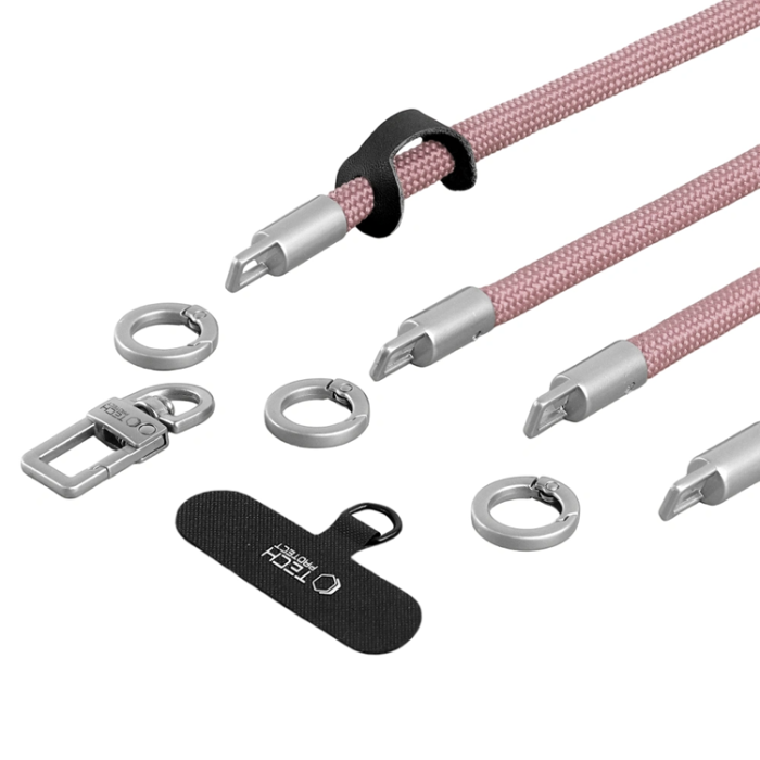 Tech-Protect - Tech-Protect Mobilrem Crossbody C10S - Rose/Titanium