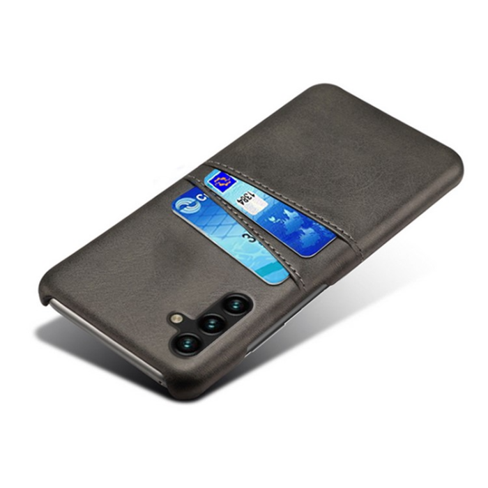 Taltech - Galaxy S23 Plus Mobilskal Korthållare PU-läder - Svart