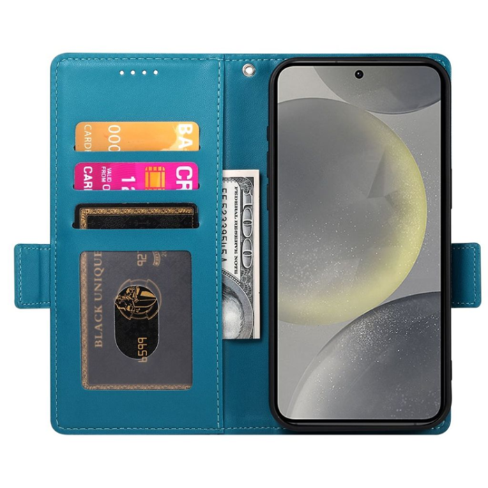 OEM - Galaxy S25 Plus Plånboksfodral - Blå