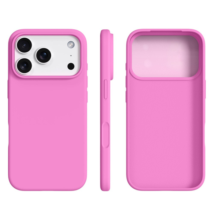 A-One Brand - iPhone 17 Pro Mobilskal Anti-Scratch Silikon+PC - Rosérosa