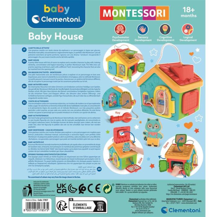 CLEMENTONI - CLEMENTONI Montessori Baby Lockers´ House