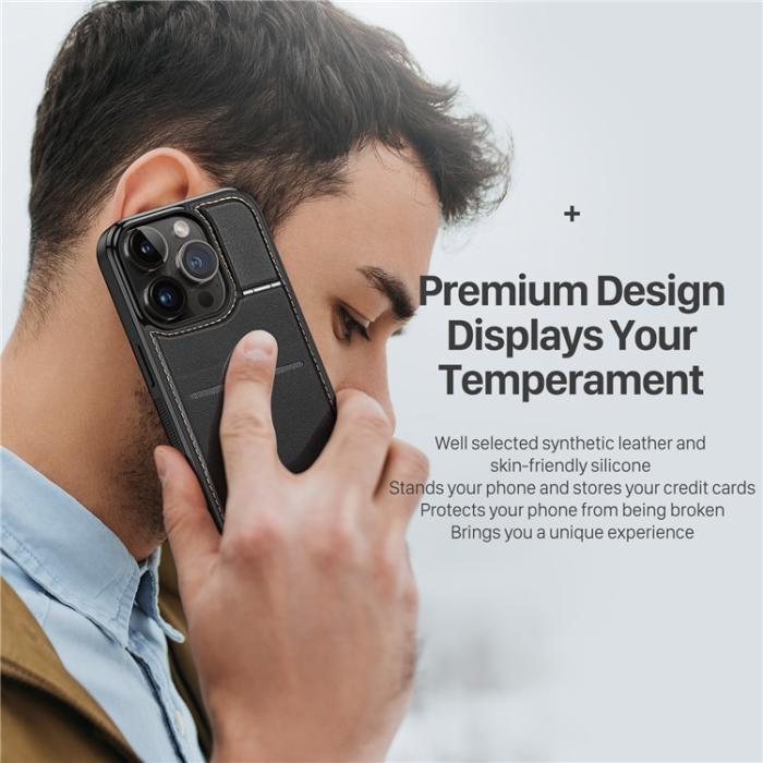 Dux Ducis - Dux Ducis iPhone 14 Pro Mobilskal Magsafe Korthållare Rafi