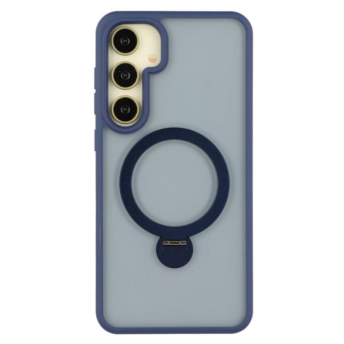 OEM - Mobilskal för Samsung Galaxy S26 Magnetiskt Ring Kickstand TPU + PC - Blå