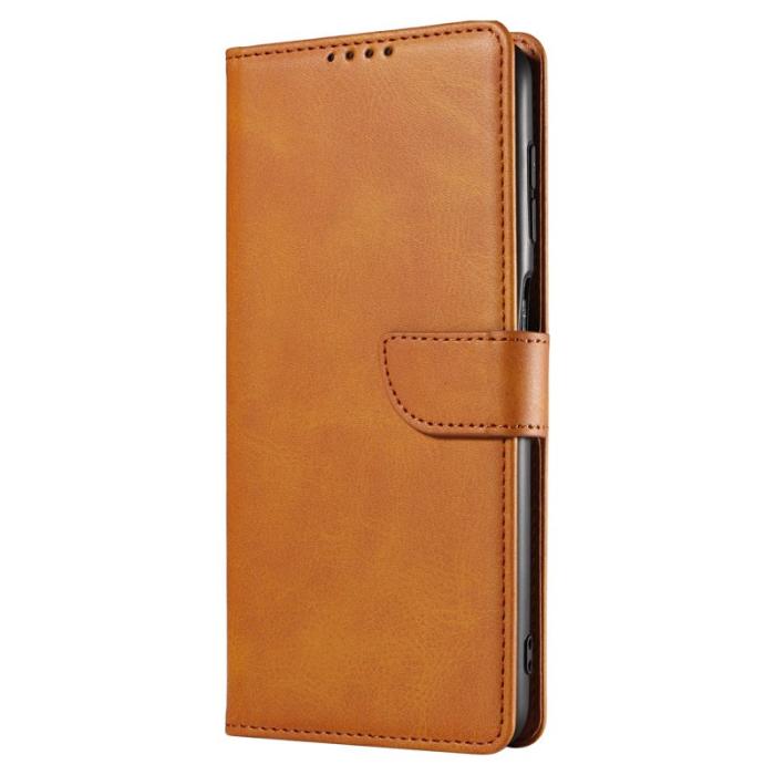OEM - Mobilfodral för Samsung Galaxy S26 Plus Konstläder Ställ - Khaki