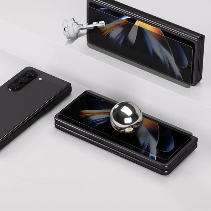 Whitestone - Whitestone Galaxy Z Fold 5 Härdat Glas Skärmskydd Privacy