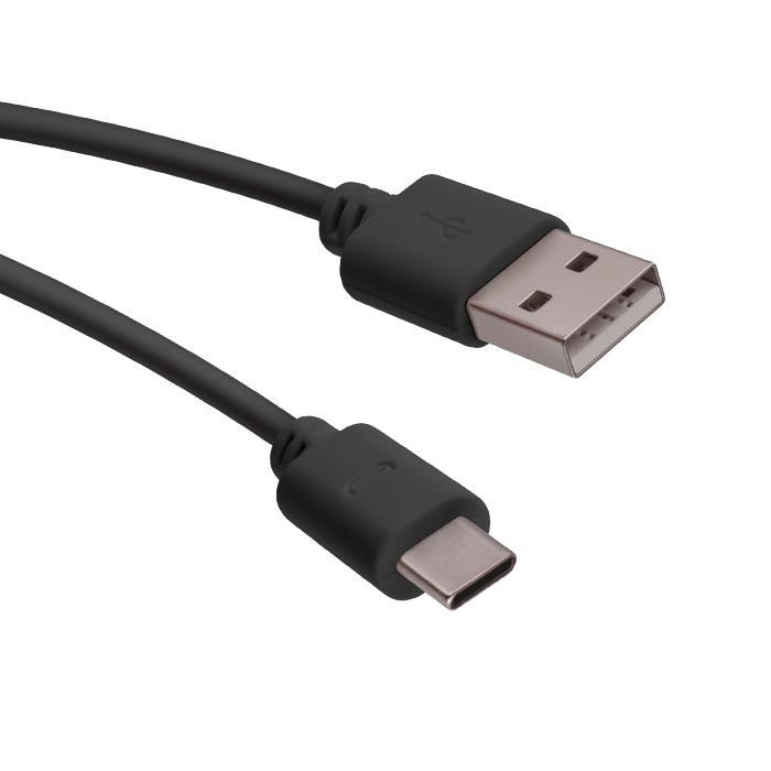 Forever USB Till USB-C Kabel 1m 1A - Svart | 3541 | AlltMobil