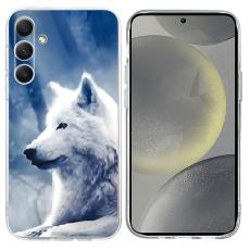 OEM - Mobilskal f&ouml;r Samsung Galaxy S26 Plus M&ouml;nstertryck St&ouml;tt&aring;lig TPU - Vit